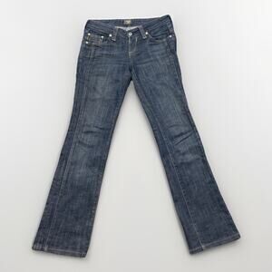 Kasil Gia Straight Leg Jeans Women's Size 26 Dark Blue Denim NWOT